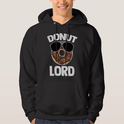 Donut Lord Saying Doughnut Food Donuts パーカ (正面)