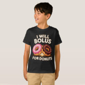 Donut Lover Diabetic Humor Will Bolus For Donuts I Tシャツ (正面フル)