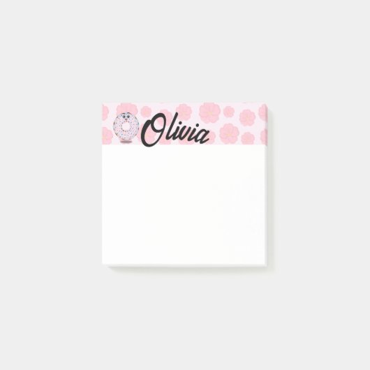 Donut mit Namen personalisiert ポストイット (正面)
