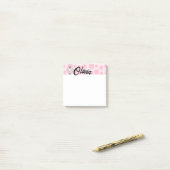 Donut mit Namen personalisiert ポストイット (デスク上)