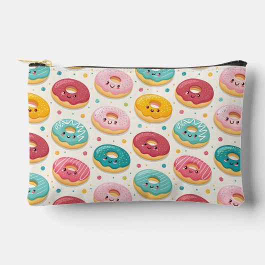 Donut Pattern アクセサリーポーチ (正面)