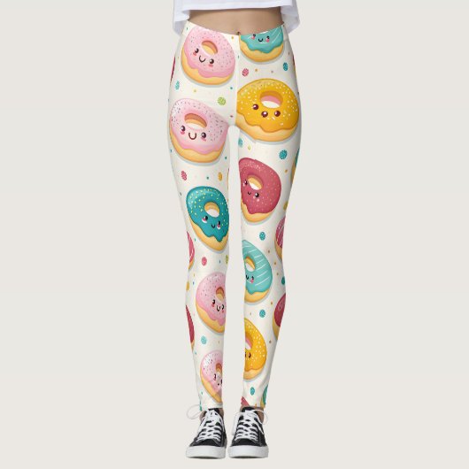Donut Pattern レギンス (正面)