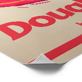 Donut Poster Retro Kitchen Art Retro Kitchen Poste ポスター (角)