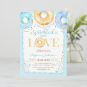 Donut Sprinkled with Love Baby Shower Invitation 招待状 (スタンド正面)