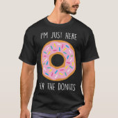 Donut Sprinkles Doughnut Fried Dough Sweet Snack D Tシャツ (正面)