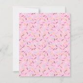 Donut Sprinkles Scrapbook Paper Pink Craft Paper (裏面)