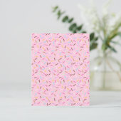 Donut Sprinkles Scrapbook Paper Pink Craft Paper (スタンド正面)