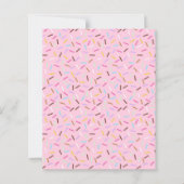 Donut Sprinkles Scrapbook Paper Pink Craft Paper (正面)