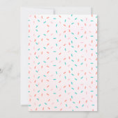 Donut Sweet One Birthday Party Donut First Birthda 招待状 (裏面)