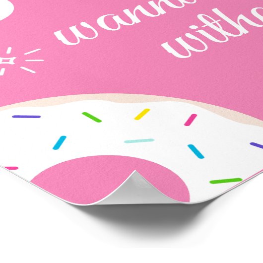 Donut Wanna Get Married Without You Poster ポスター (角)