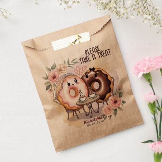 Donut Wedding フェイバーバッグ (封をした状態)