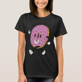 Donut Worry Be Happy Tシャツ