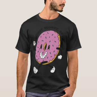 Donut Worry Be Happy Tシャツ