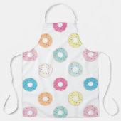 DONUTSかわいい色のグレードドーナツw sprinkles エプロン (正面)