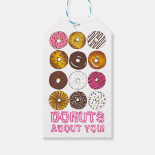 Donuts About You Valentine's Day Donut Giftラベル ギフトタグ