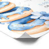 Donuts and Diplomas Graduation Welcome Sign Poster ポスター (角)