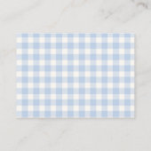 Donuts Brunch Baby Shower Boy Diaper Raffle エンクロージャーカード (裏面)
