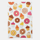 Donuts & Cupcakes  キッチンタオル (縦)