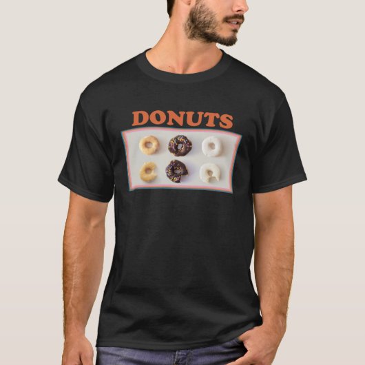 Donuts  donut  and record collector doughnut tシャツ (正面)