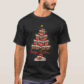 Donuts Food Lover Xmas Matching Santa Donuts Chris Tシャツ (正面)
