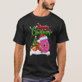 Donuts Food  Xmas Decorations Santa Donuts Christm Tシャツ (正面)