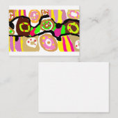 Donuts fun ノートカード (正面/裏面)