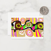 Donuts fun ノートカード (正面/裏面インサイチュ)