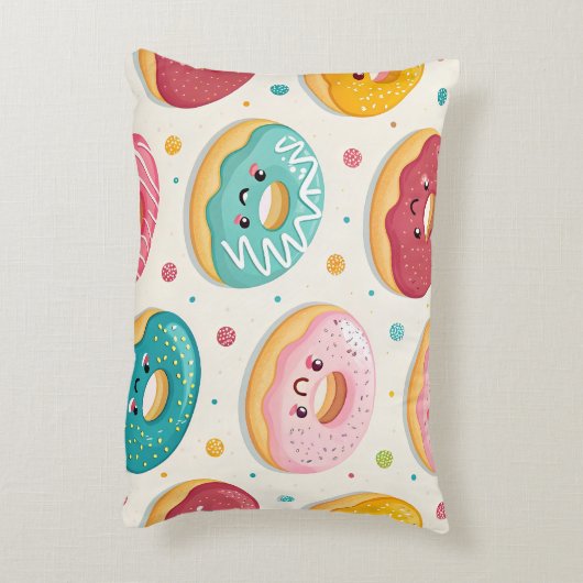 Donuts Pattern アクセントクッション (裏面(縦))