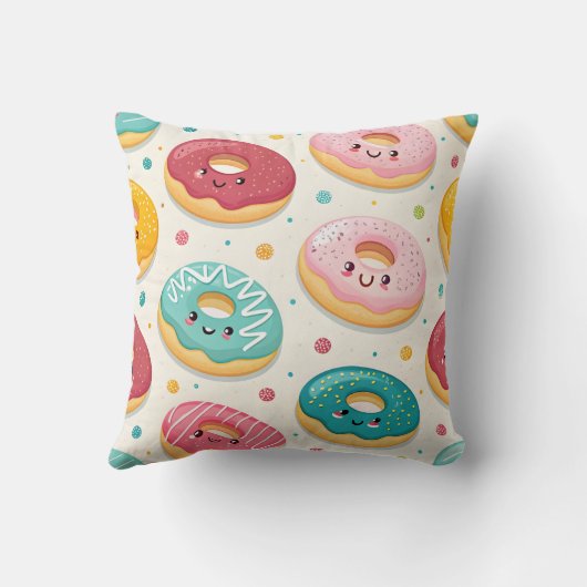 Donuts Pattern クッション (裏面)