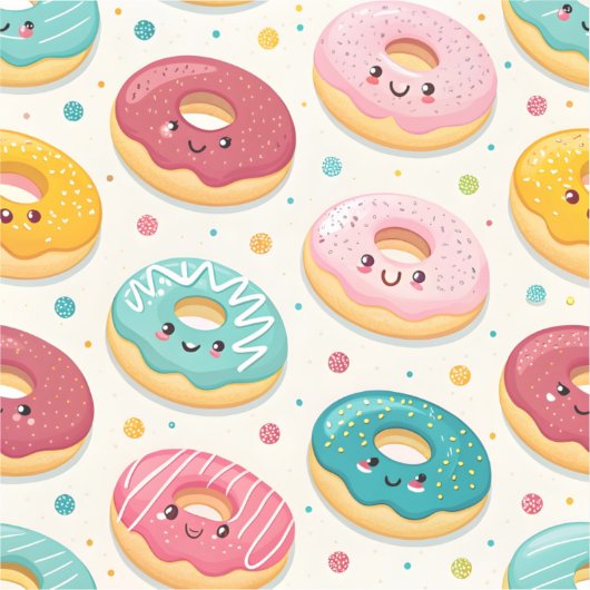 Donuts Pattern シール (正面)