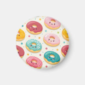 Donuts Pattern マグネット (正面)