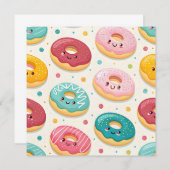 Donuts Pattern 招待状 (正面/裏面)