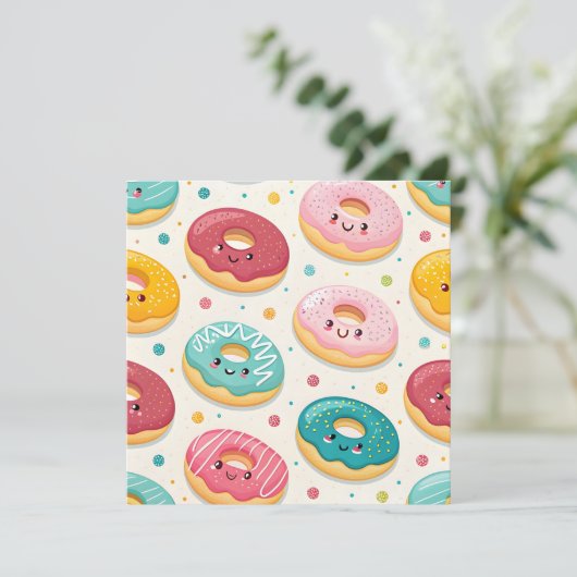 Donuts Pattern 招待状 (スタンド正面)