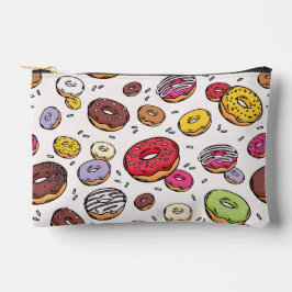 Donuts seamless pattern アクセサリーポーチ