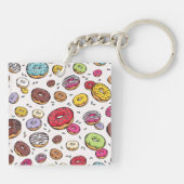 Donuts seamless pattern キーホルダー (裏面)