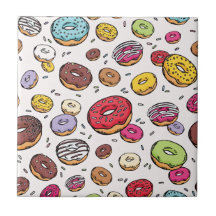 Donuts seamless pattern