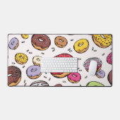 Donuts seamless pattern デスクマット (キーボード&マウス)