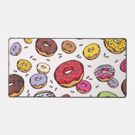 Donuts seamless pattern デスクマット