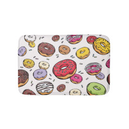 Donuts seamless pattern バスマット