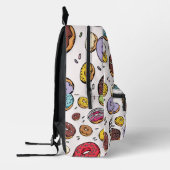 Donuts seamless pattern プリントバックパック (左)