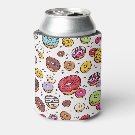 Donuts seamless pattern 缶クーラー (缶裏面)