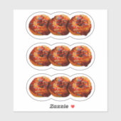 Donuts With Sprinkles Custom-Cut Vinyl Sticker シール (シート)