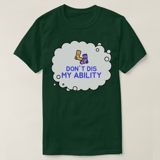 Donx27tは私の能力で6 Tシャツ (デザイン正面)