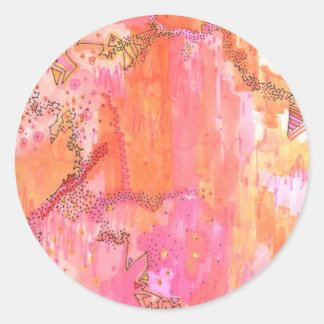 Doodleスタンプ ラウンドシール