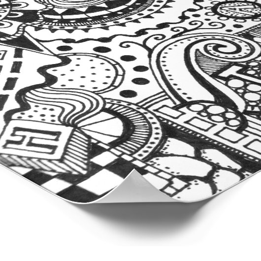 DOODLE ポスター (角)