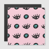 Doodle:目ガーリーのハートシームレス。 (正面/裏面)