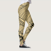 Doodle 1A Black Warn Beige Leggings レギンス (右)