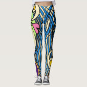 Doodle 1E Colors1 Leggings レギンス (正面)