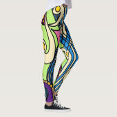 Doodle 1E Colors1 Leggings レギンス (右)