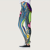 Doodle 1E Colors1 Leggings レギンス (左)